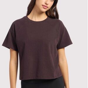 nuuds eggplant Steady Seemed Tee M